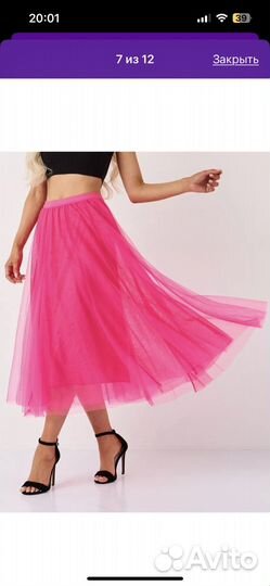 Юбка из еврофатина