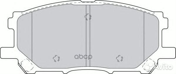 FDB1715 Колодки тормозные lexus RX300/RX330/RX3