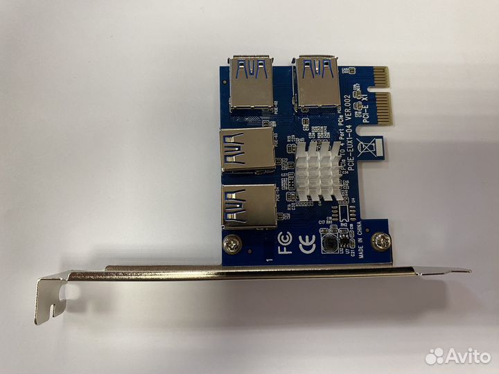 Контроллер PCI-E 4 Port USB 3.0