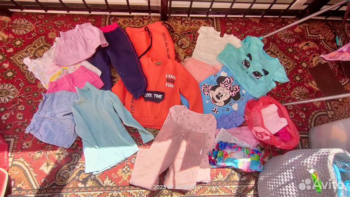 Вещи пакетом на девочку 92 98 104