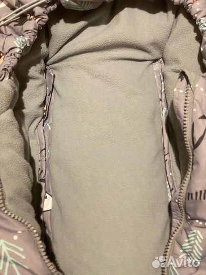 Зимний конверт Leokid с муфтами/варежками