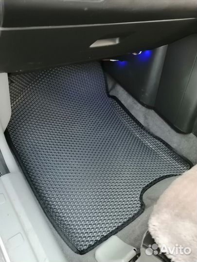 Коврики EVA 3Д на Xtrail Т30 черный+черный