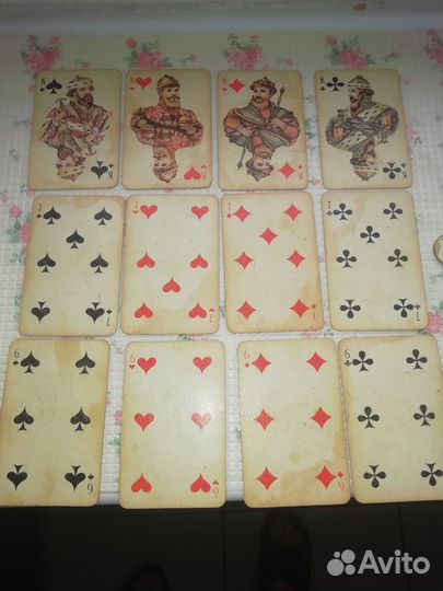 Винтажные игральные карты