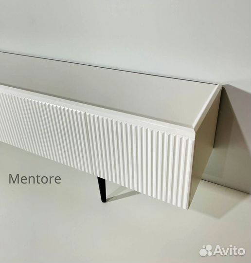 Тумба тв Bravo в белом цвете (200х40х30 см)