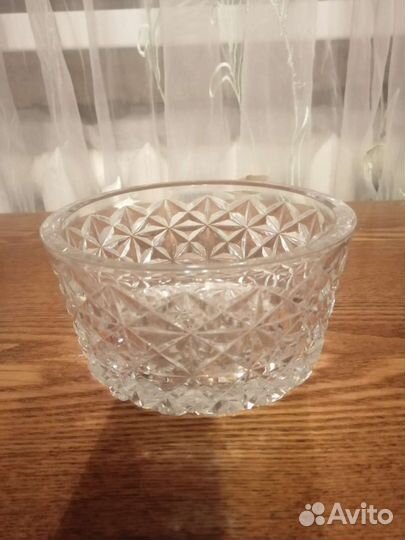 Конфетница СССР хрустальная
