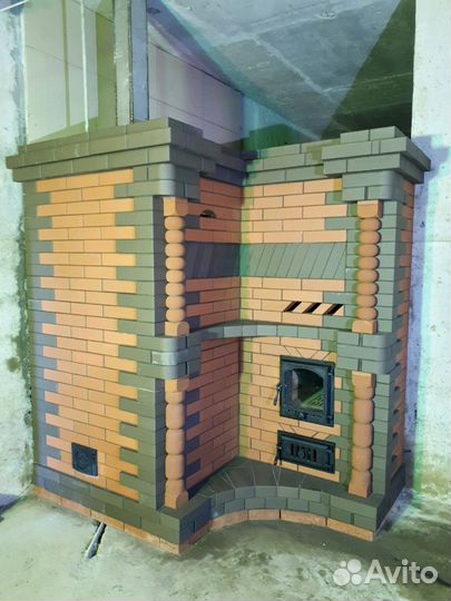 Кладка и ремонт печей каминов комплексов барбекю