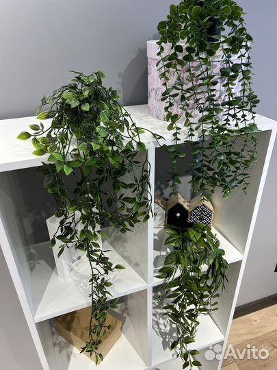 Искусственное растение в горшке фейка икеа