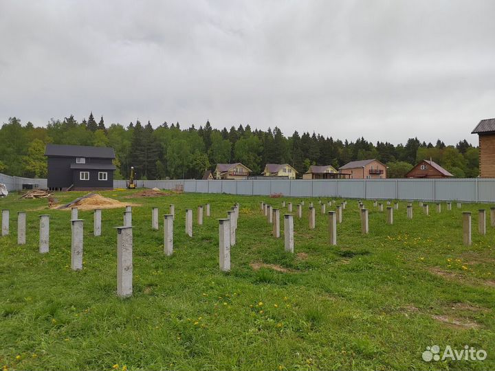 Фундамент на сваях/ жб сваи