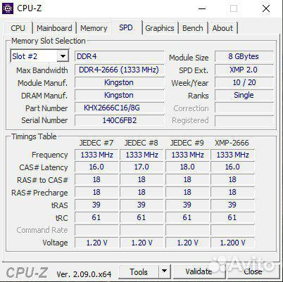 Kingston HyperX Fury DDr4 2x8 2666MHz