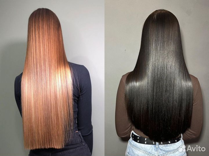 Кератиновое выпрямление волос/ ботокс