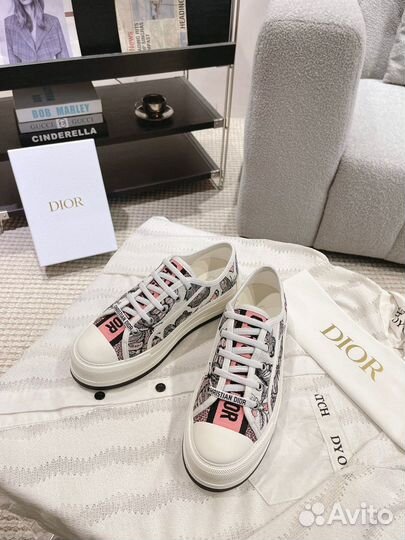 Кеды на платформе Dipr Walk'n'Dior премиум