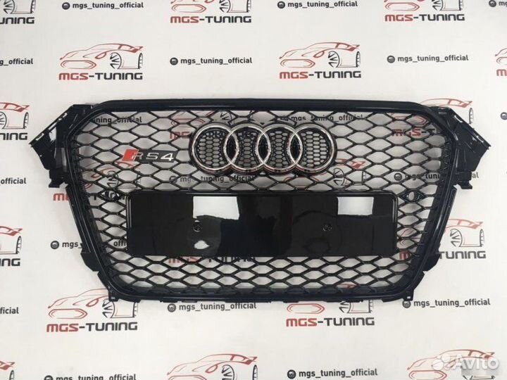 Решётка на Audi A4 11-15 гг. RS4 стиль 2