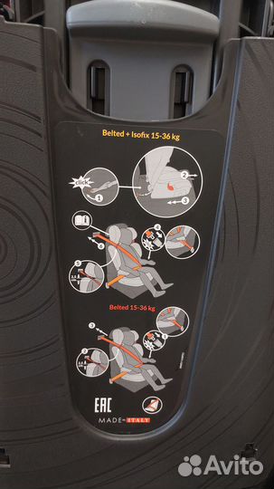Детское автокресло 15 до 36 кг isofix