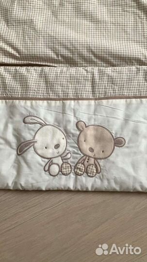 Англия. Комплект в кроватку одеяло и бортик