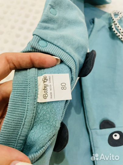 Костюм утепленный для мальчика для девочки 80