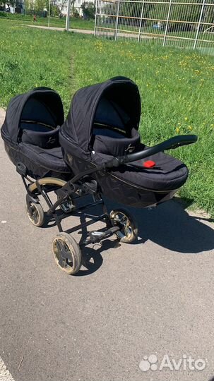 Коляска для двойни 2 в 1