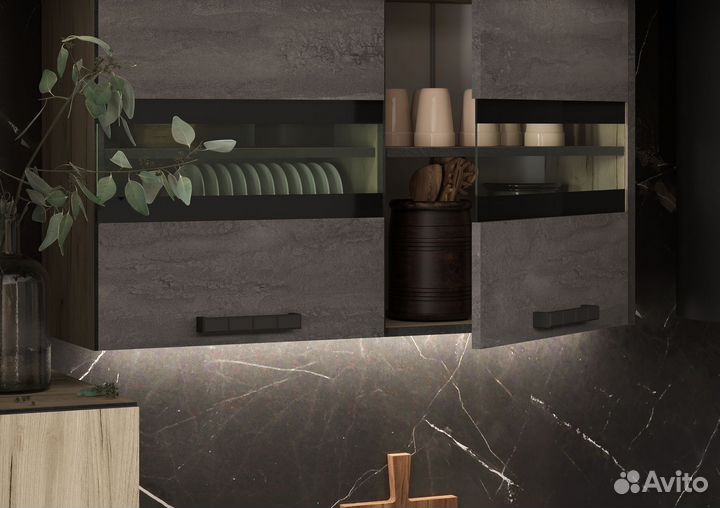 Кухня с пеналом 