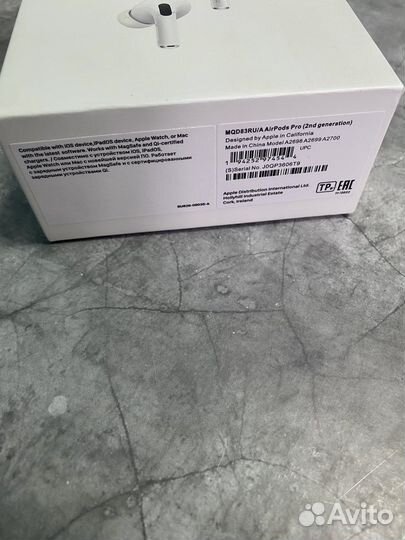 Беспроводные наушники apple airpods pro 2