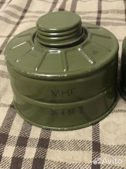 Экспериментальные противогазовые фильтра