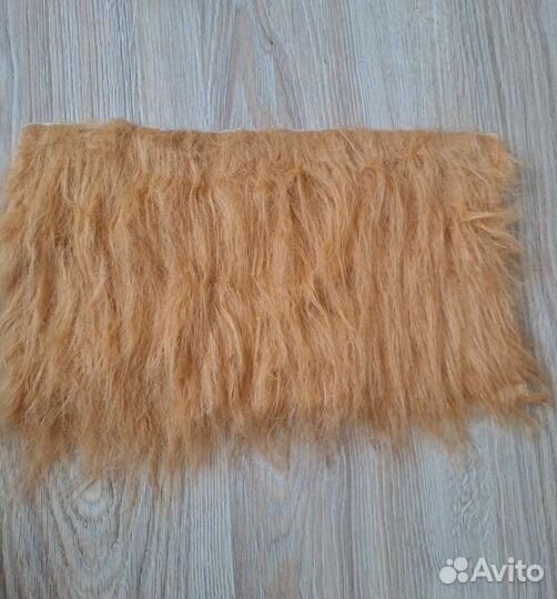 Мех искусственный для рукоделия 38 на 20 см