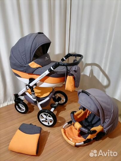 Коляска 2 в 1 Caretto Riviera/доставка бесплатно