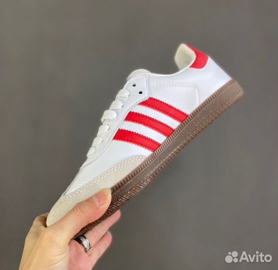 Adidas Originals Samba OG White Better Scarlet