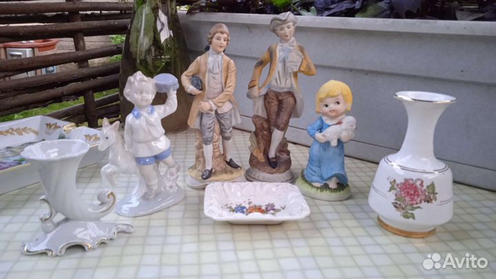 Статуэтки фигурки фарфор Capodimonte Италия винтаж