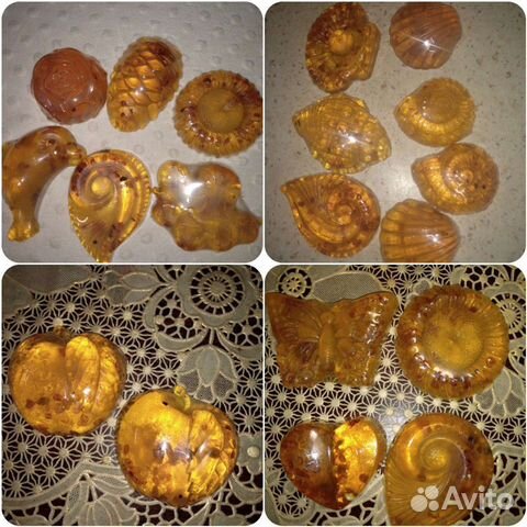 Мыло с Янтарём - Облепиховое