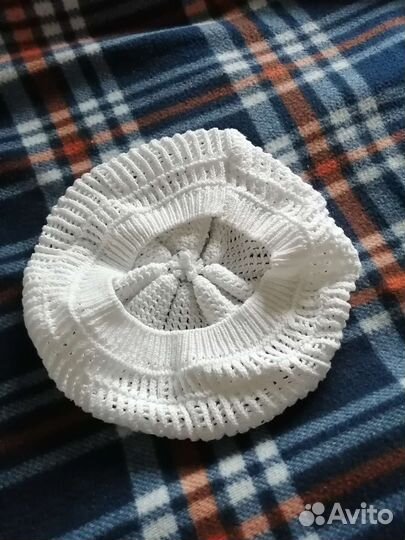 Берет панамка для девочки