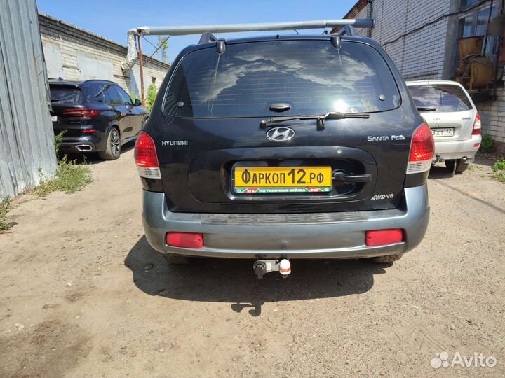 Фаркоп на Hyundai Santa Fe 2001-2006г.в