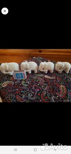 Слоники мраморные. Панда и львенок СССР