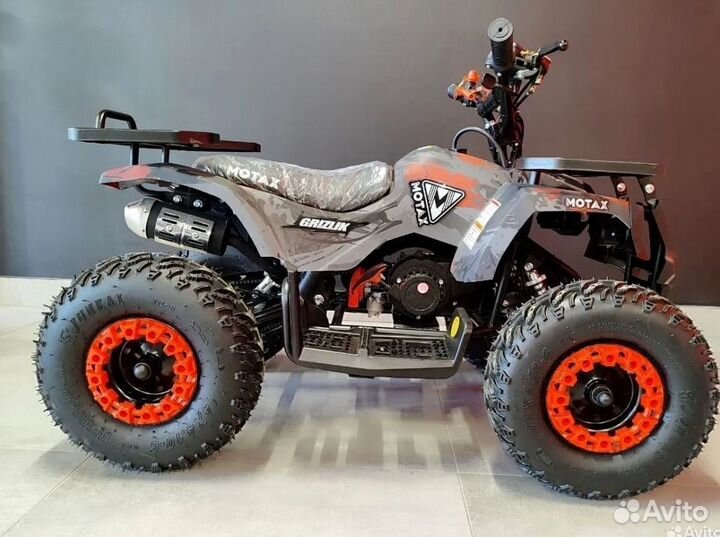 Детский квадроцикл motax grizlik Х16 ES красный