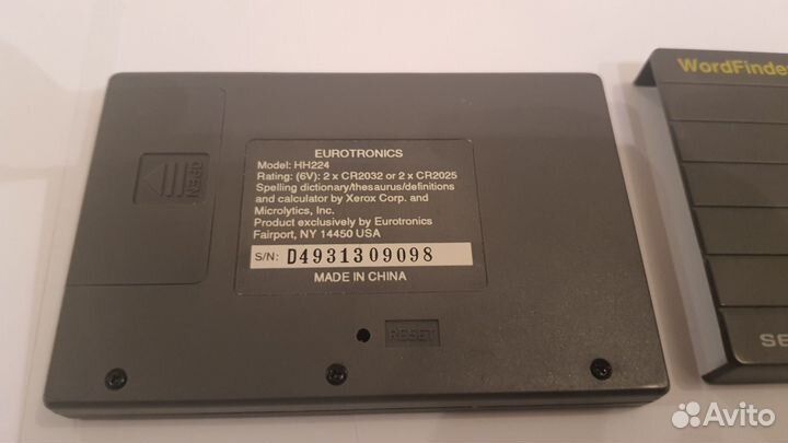 Ретро словарь Selectronics Wordfinder hh224