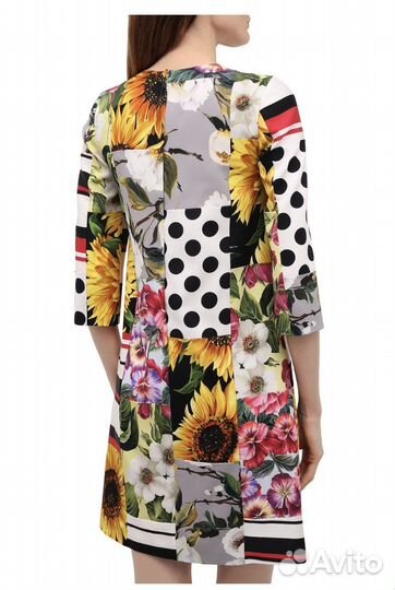 Dolce&Gabbana шелковое платье р.44