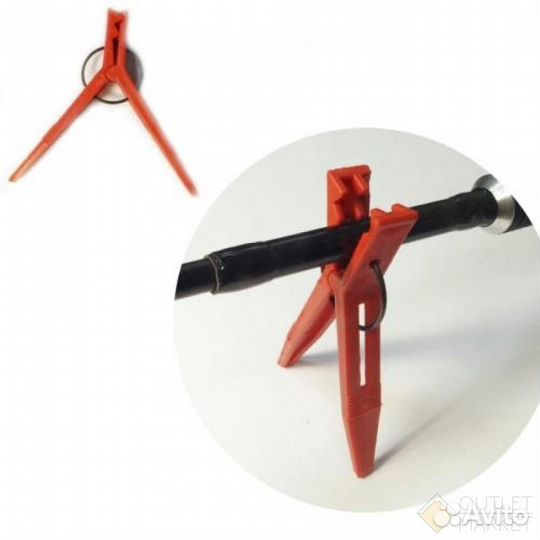 Прищепка подставка для зимней удочки