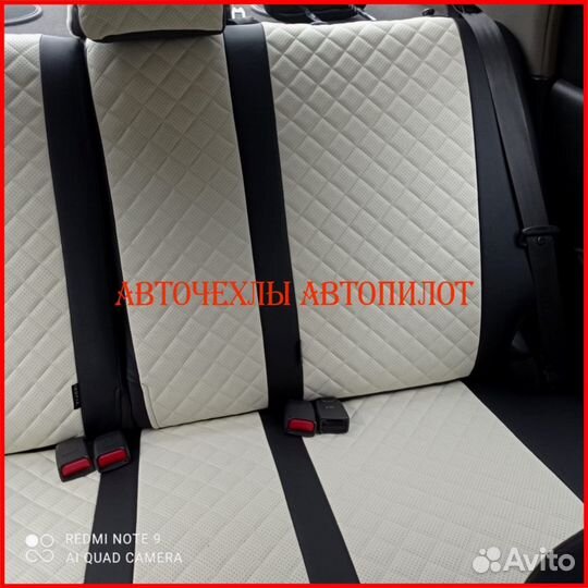 Чехлы Автопилот Chevrolet Aveo T300 из экокожи