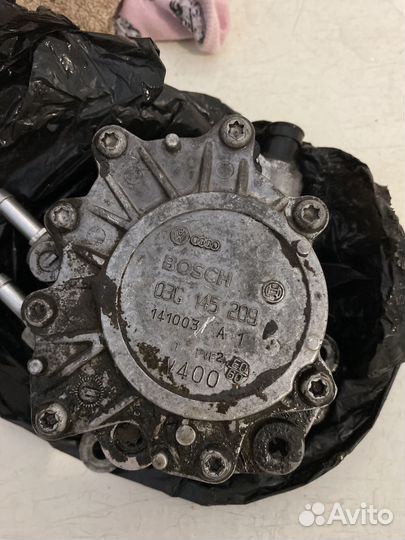 Тандемный вакуумный насос на audi