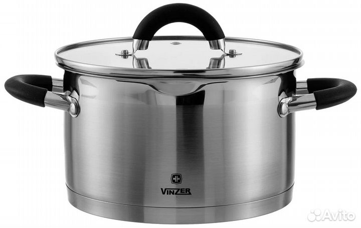 Кастрюля Vinzer Progresso 1,5 л 89052