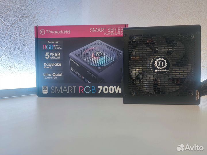 Блок питания Thermaltake Smart RGB 700w чек