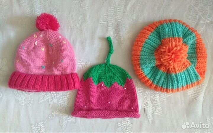 Шапочки на девочку, весна-осень