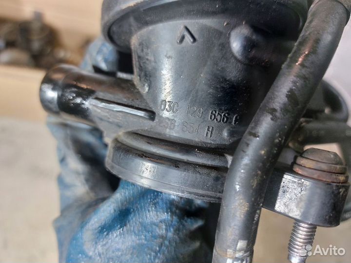 Патрубок турбины Skoda Octavia A5 1.4T CAX