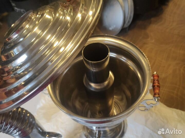 Самовар на дровах новый 7л