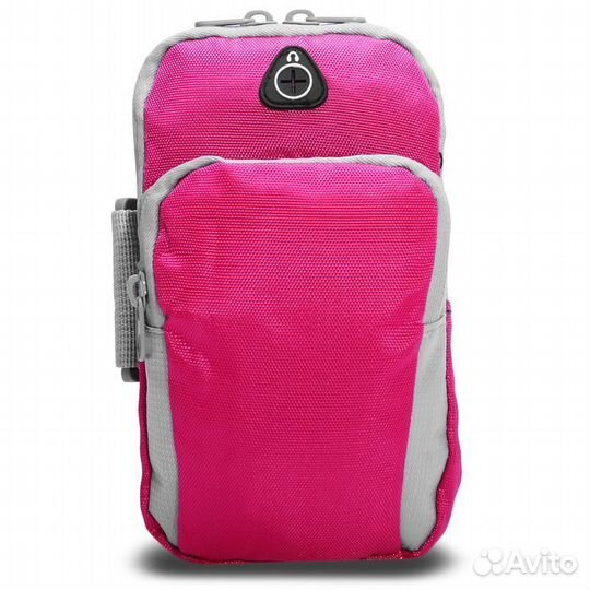 Сумка спортивная на руку 18х12см розовый 3931206