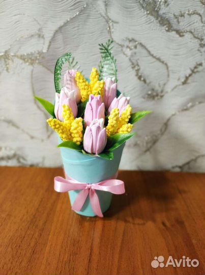 Букет из мыла