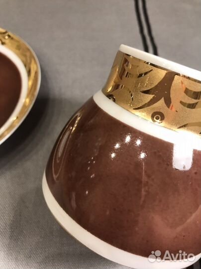 Чайная пара Аврора лфз костяной фарфор