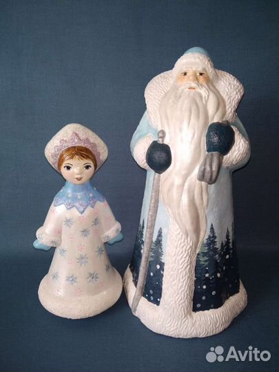 Дед Мороз и Снегурочка под ёлку. Пара # 32