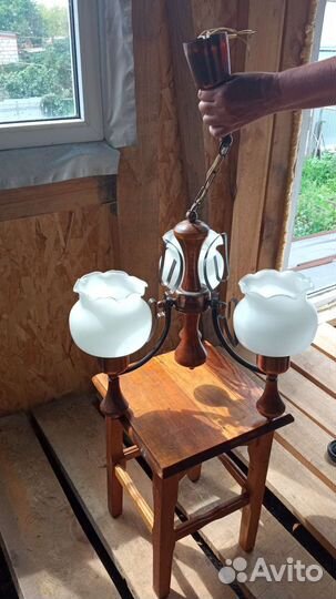 Люстра потолочная подвесная бу