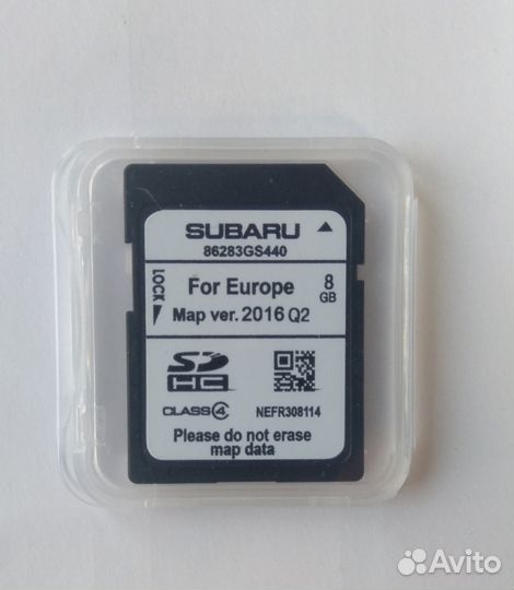SD навигации Subaru Forester Россия и Европа