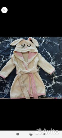 Детский махровый халат 86-92