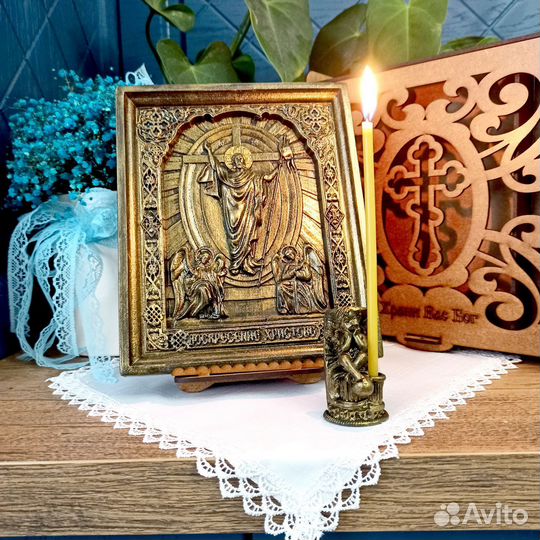 Икона Воскресение Христово подарочный комплект